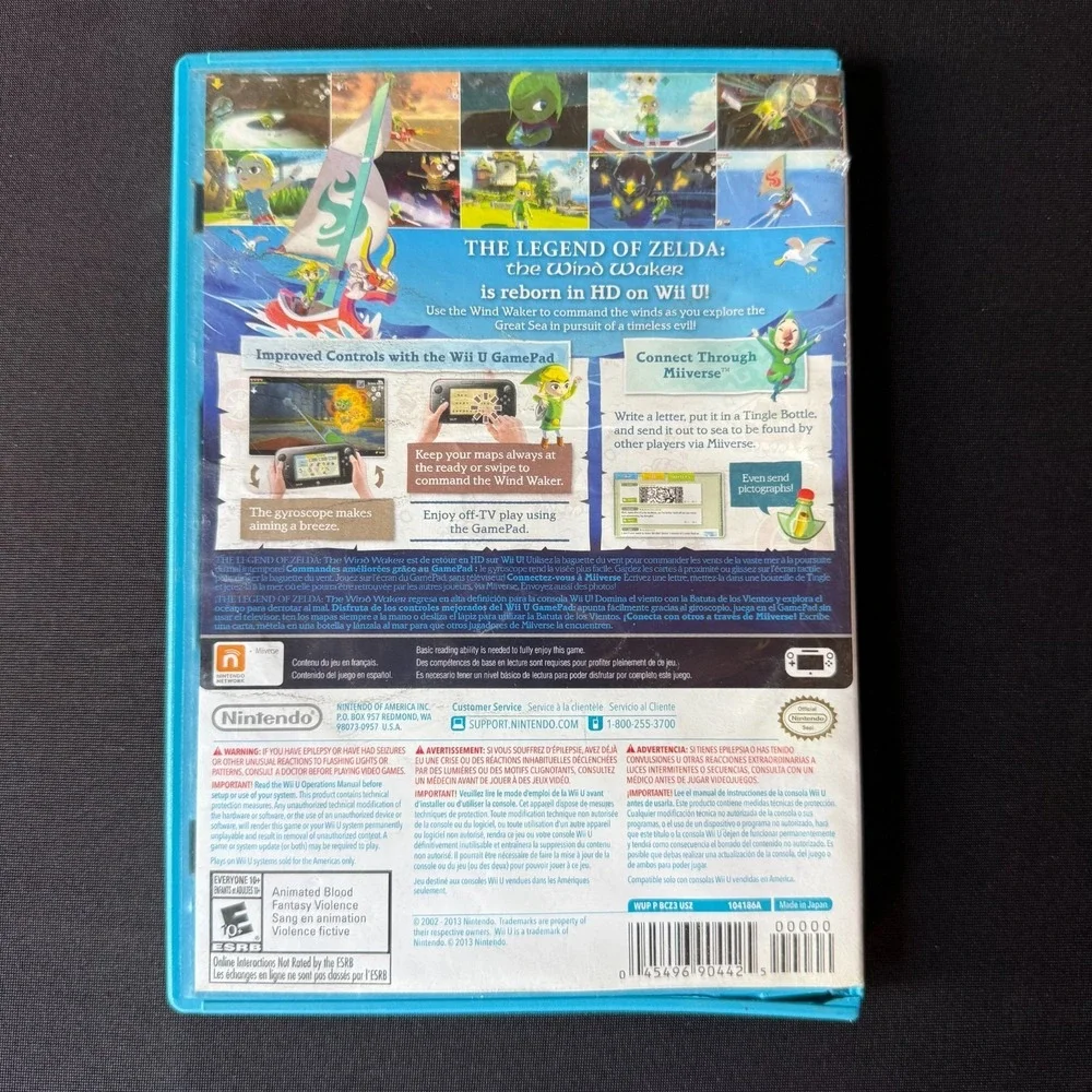 The Legend of Zelda: The Wind Waker HD Nintendo Wii U, 2016